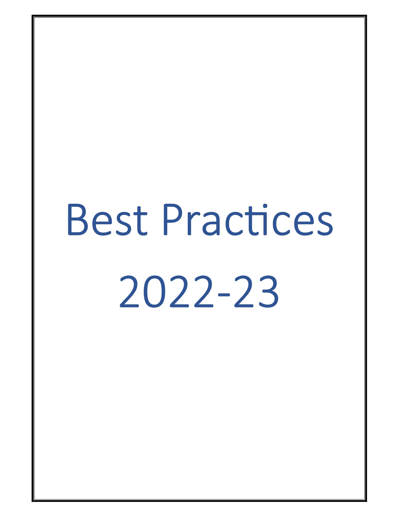 Best Practice 2022-23
